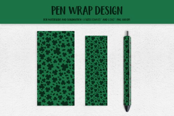 Download St Patricks Day Leopard Pen Wrap PNG - Wrap Collection