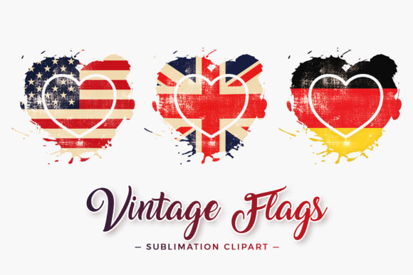 Download Flags Heart Splash Sublimation Designs - Heart splash Collection