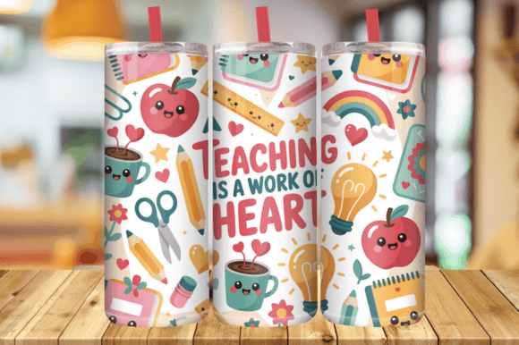 Download Teacher Tumbler Wraps Sublimation Png - Wrap Collection