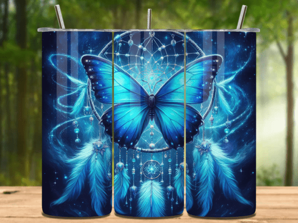 Download Dreamcatcher Butterfly Tumbler Wrap - Wrap Collection