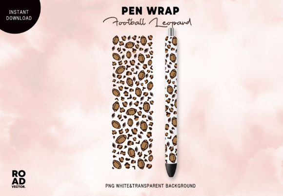 Download American Football Leopard Pen Wrap - Wrap Collection