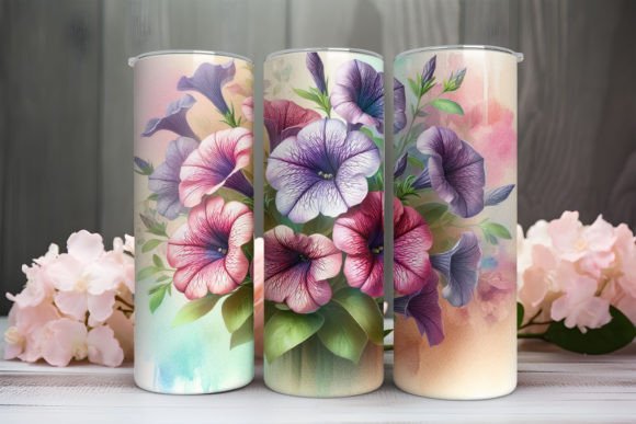 Download 3D Flowers Tumbler Wrap - Wrap Collection