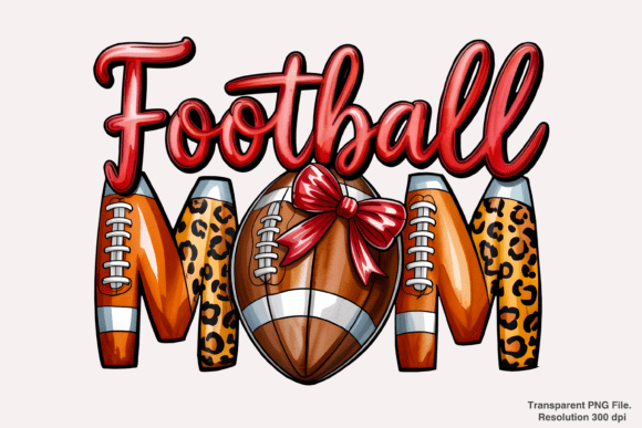 Download Football Mom PNG, Coquette Bow PNG - Mom png Collection