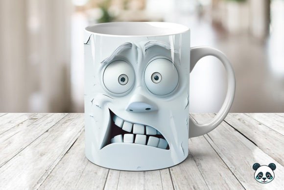 Download Sarcastic Face 3D Mug Wrap - Wrap Collection