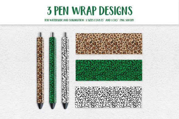 Download St. Patricks Day Leopard Pen Wrap PNG - Wrap Collection