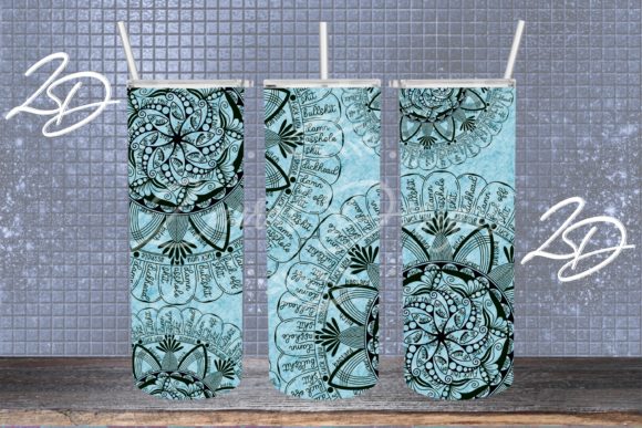 Download Cuss Words Mandala 2 Tumbler Design Wrap - Wrap Collection