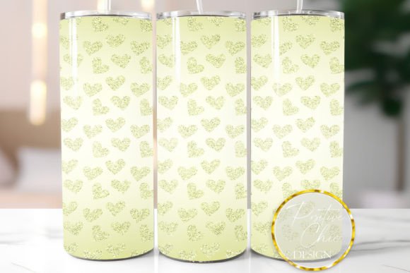Download Tumbler Wrap Gold Glitter Hearts Design - Wrap Collection