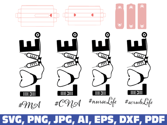 Download Medical Glitter Pen Wraps - Wrap Collection