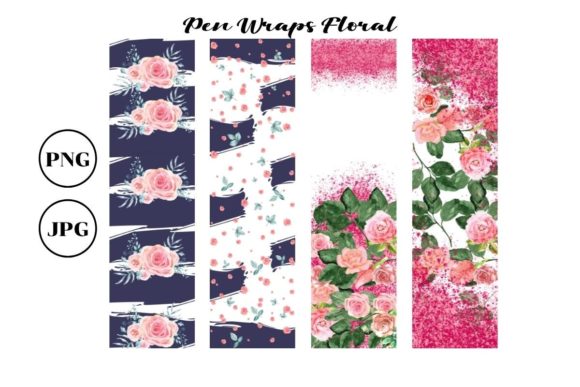 Download Bundle Pen Wrap Floral,Epoxy Pen Wraps - Wrap Collection