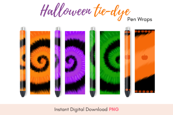 Download Halloween Tie Dye Pen Wrap - Wrap Collection