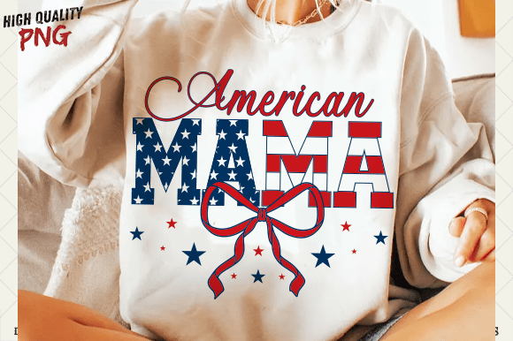 Download American Mama PNG, 4th of July Mom Png - Premium Resources