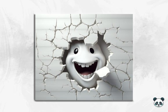 Download Ghost Cracked Hole 3D Tumbler Wrap - Wrap Collection